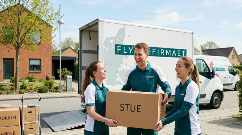 Dansk flyttehold klar til en flytning
